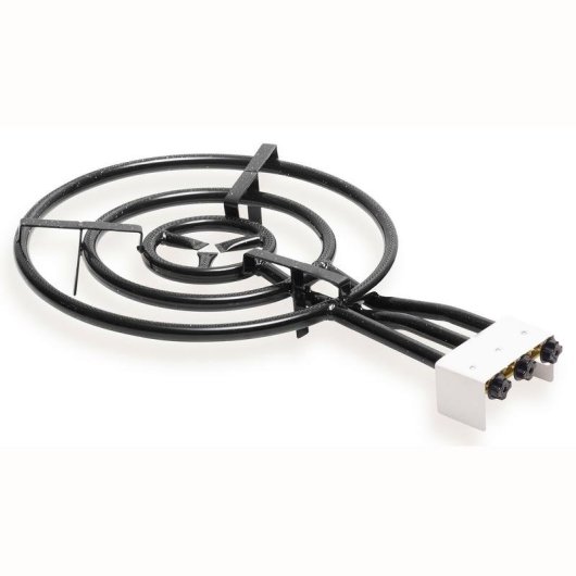 Paella Brenner BRIEBE MOD600 drei Ringe 60 cm emaillierter Stahl Gas Butan