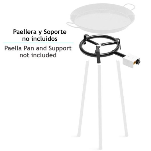 Paella-Brenner BRIEBE MOD300 30 cm emaillierter Stahl tragbar