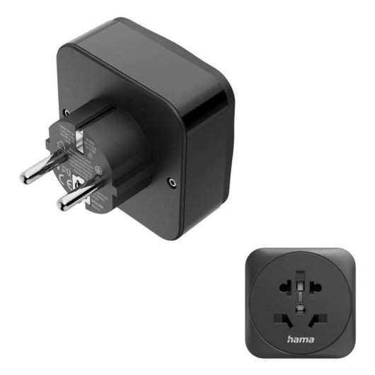 Adattatore di viaggio Hama universale 2 porte USB