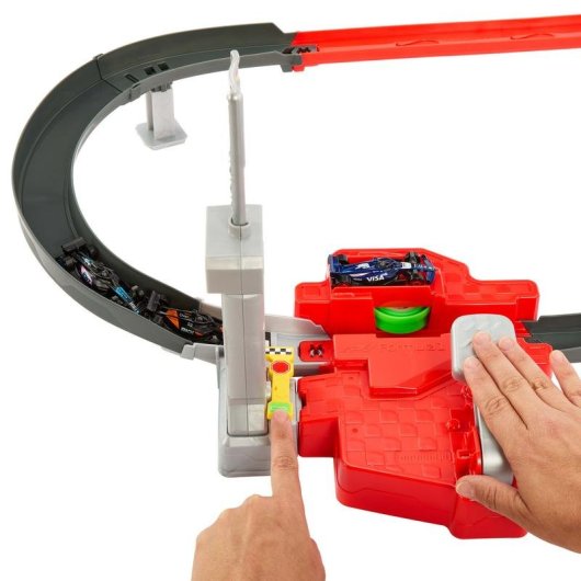 Conjunto veiculo e circuito Hot Wheels Racing F1 Sprint Multicolor