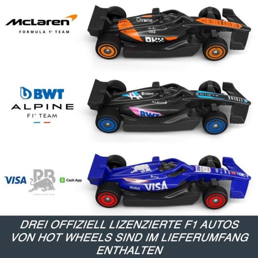 Conjunto veiculo e circuito Hot Wheels Racing F1 Sprint Multicolor