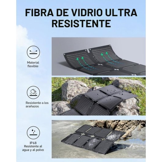 Estação de energia Anker Solix C300X 288Wh 7 portas DC, USB Bateria LiFePO4 Ecrã LCD Carregador solar