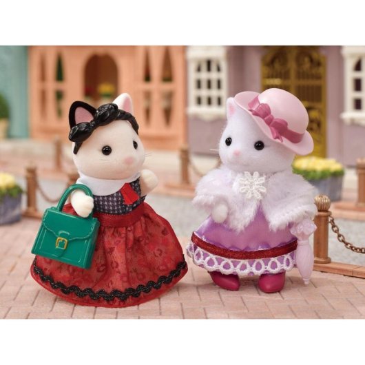 Figura Sylvanian Families 5462 Felicia Gato Tuxedo Town Girl Series 9,5 cm