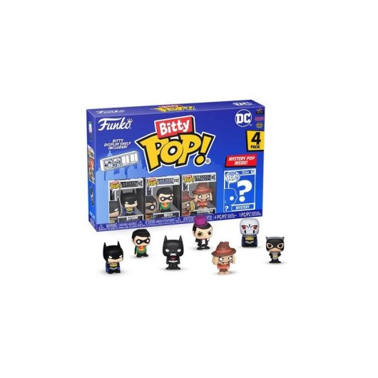 Figur Funko Bitty Pop! DC Batman Pack 4 Vinyl Mehrfarbig