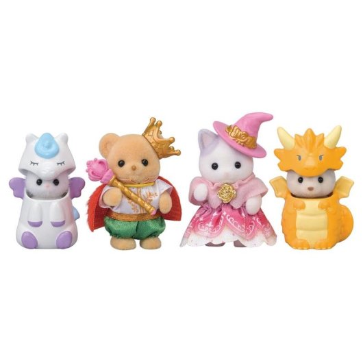 Figurine Sylvanian Families 5842 Quatre bebes costumes contes de fees