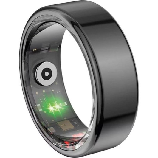 Anel inteligente Avizar RNG-TTN-BK8 tamanho 8 Bluetooth IP68 5 dias bateria Preto