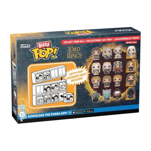 Figura Funko Bitty Pop! Galadriel O Senhor dos Anéis pack 4 vinil multicolorido