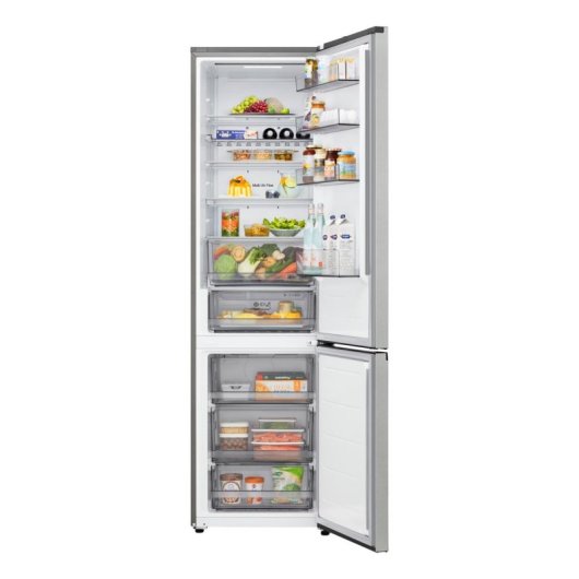 Frigorífico Combi LG GBBS312APY Total No Frost 186cm 333L A Prateado WiFi IA
