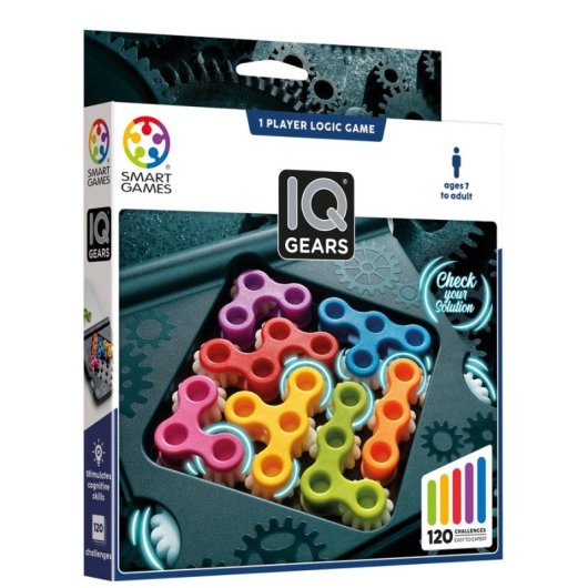 Juguete educativo SmartGames IQ Gear con 120 retos