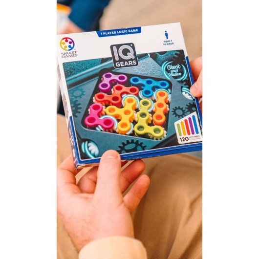 Juguete educativo SmartGames IQ Gear con 120 retos