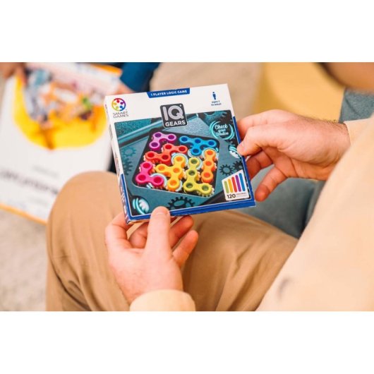 Juguete educativo SmartGames IQ Gear con 120 retos