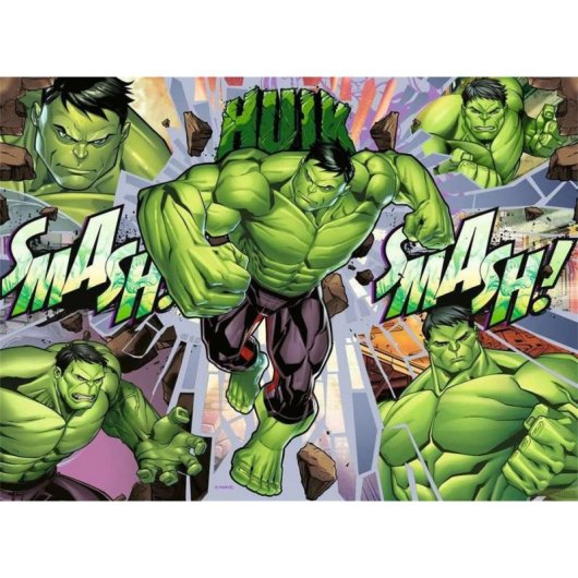 Puzzle Ravensburger Hulk Marvel 100 pecas