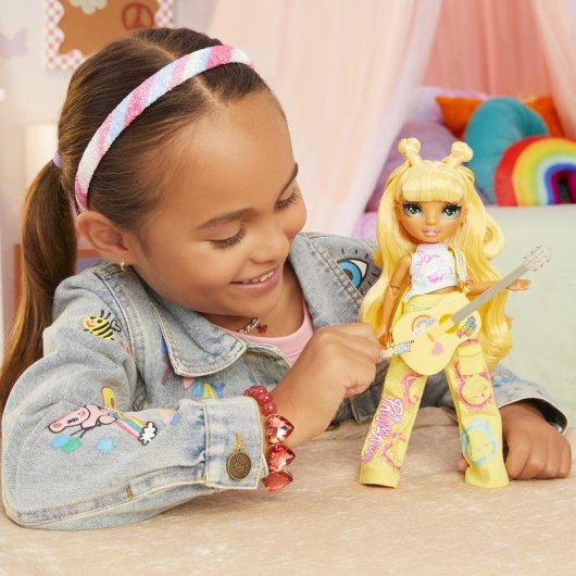 Muñeca Rainbow High Junior High Rockband Sunny 23 cm Multicolor