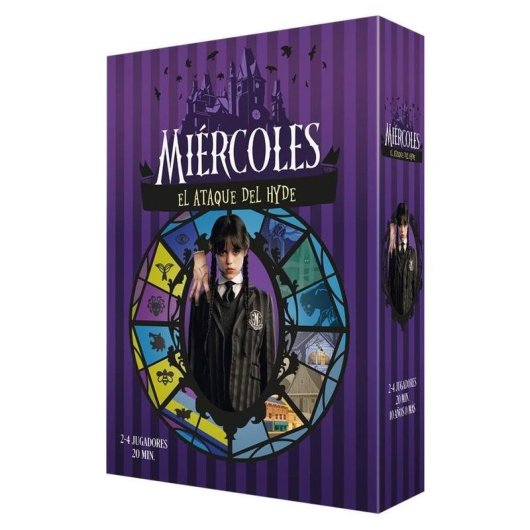 Juego de mesa Asmodee Miércoles: El Ataque de Hyde Cooperativo 2-4 Jugadores