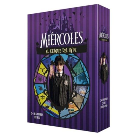 Juego de mesa Asmodee Miércoles: El Ataque de Hyde Cooperativo 2-4 Jugadores