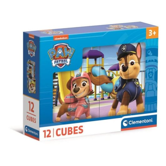 Puzzle Clementoni Patrulla Canina Cubos 12 Pieces
