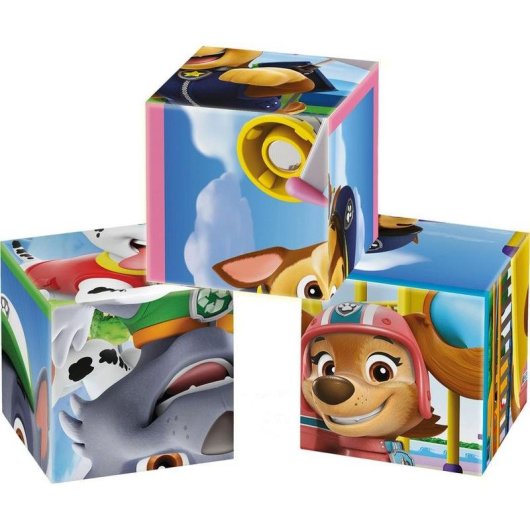 Puzzle Clementoni Patrulla Canina Cubos 12 Pieces