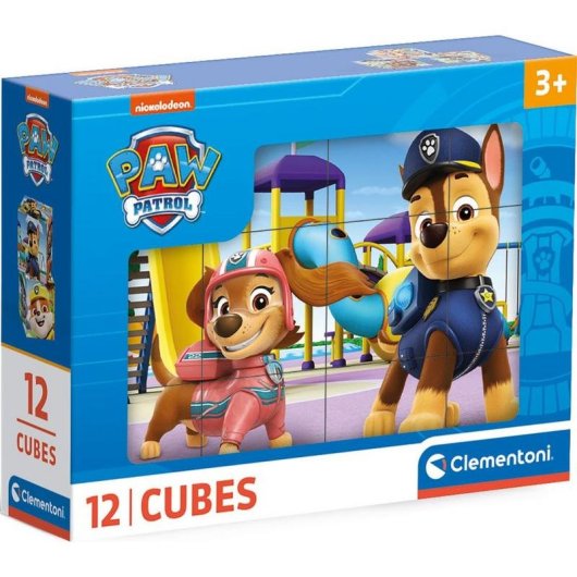 Puzzle Clementoni Patrulla Canina Cubos 12 Pieces