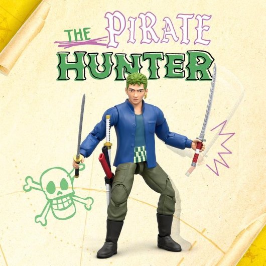 Actionfigur Moose Toys Zoro One Piece 15 cm Multicolor