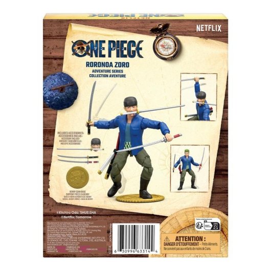 Actionfigur Moose Toys Zoro One Piece 15 cm Multicolor
