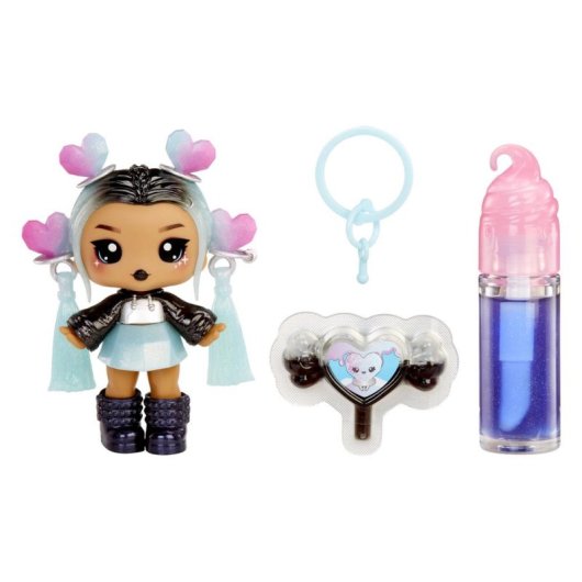 Muñeca MGA Entertainment Nina Heartpop Yummiland kit brillo labial y llavero