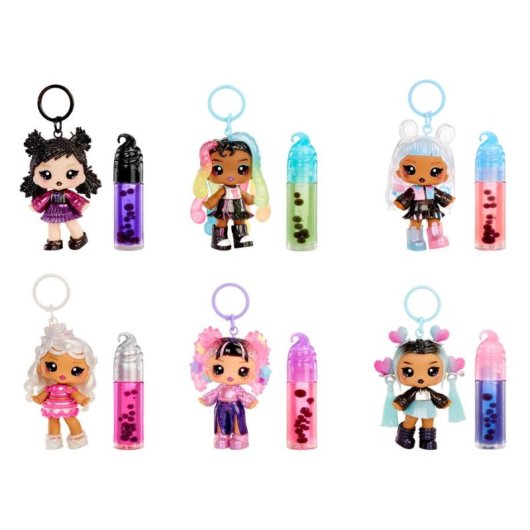 Muñeca MGA Entertainment Nina Heartpop Yummiland kit brillo labial y llavero