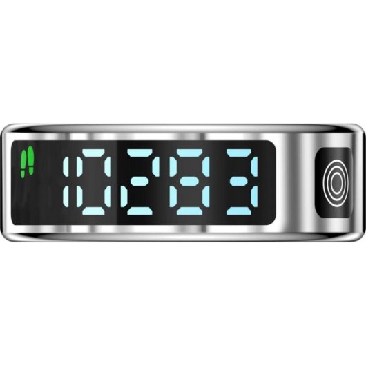 Intelligenter Ring Bea-Fon Felixx SR21D Größe 12 Bluetooth IP68 Akku Silber