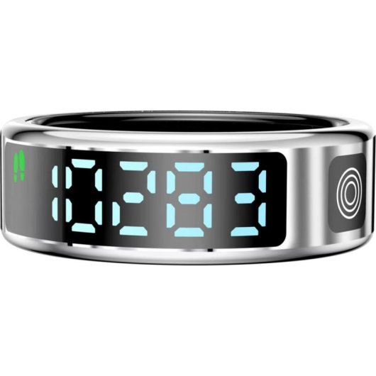 Intelligenter Ring Bea-Fon Felixx SR21D Größe 12 Bluetooth IP68 Akku Silber