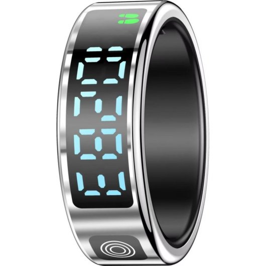 Smart Ring Bea-Fon SR21D-SI-10 Größe 10 Bluetooth IP68 5 Tage Akku Silber