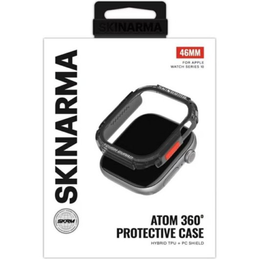 Case Skinarma Atom Skin para Apple Watch 46mm Smoke