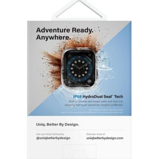 Nautic Uniq Huelle Apple Watch 42mm Schwarz