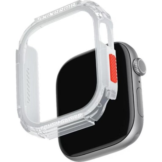 Custodia Skinarma Atom per Apple Watch 46 mm trasparente Frost