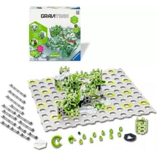 Pista de bolinhas Ravensburger GraviTrax Skytrax 122 peças