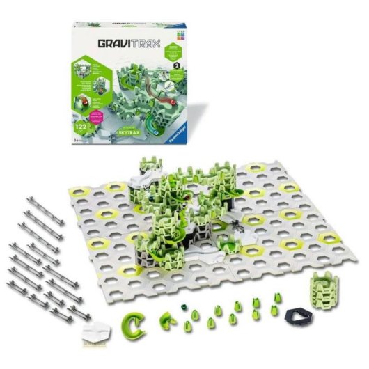 Pista de bolinhas Ravensburger GraviTrax Skytrax 122 peças
