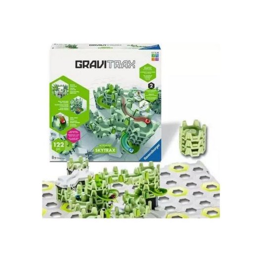 Pista de bolinhas Ravensburger GraviTrax Skytrax 122 peças
