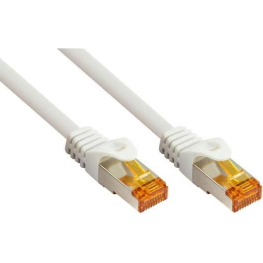 Cable de red Varia 419297 CAT7 S/FTP RJ45 0,15 m blanco TPE