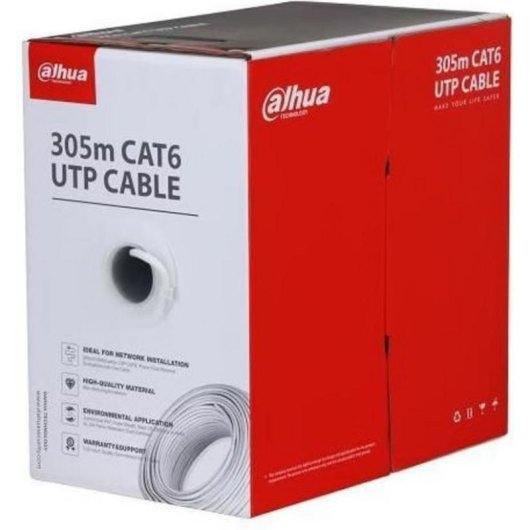 Kabel Dahua PFM922I-6UN-C-WHITE CAT6 UTP 305 m CCA weiss
