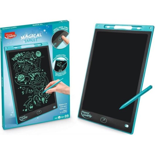 Pizarra mágica LCD Maped Creativ Magic Maxi-Tablet Azul/Turquesa