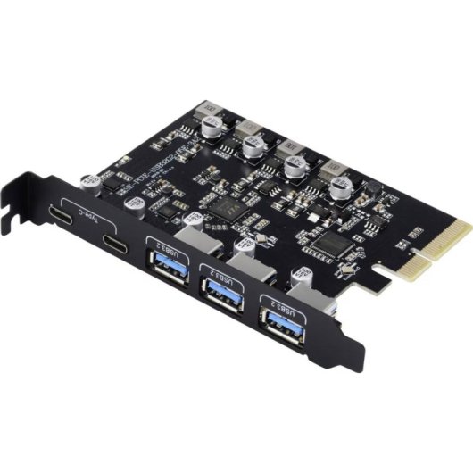 Controladora Renkforce RF-6613196 USB-C y USB-A para ampliación de puertos