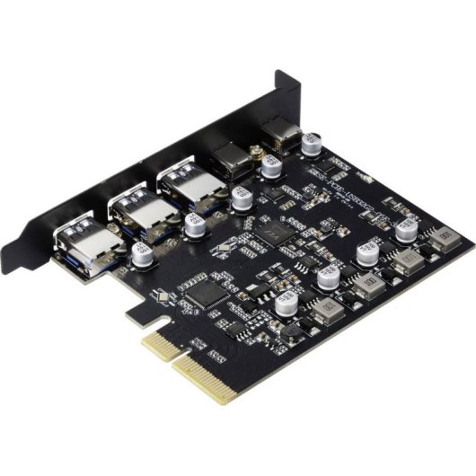 Controladora Renkforce RF-6613196 USB-C y USB-A para ampliación de puertos