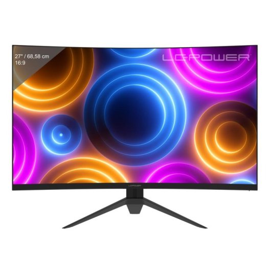 Monitor 2-POWER LC-M27QC 27" Quad HD 180Hz VA Curved FreeSync Premium 1ms
