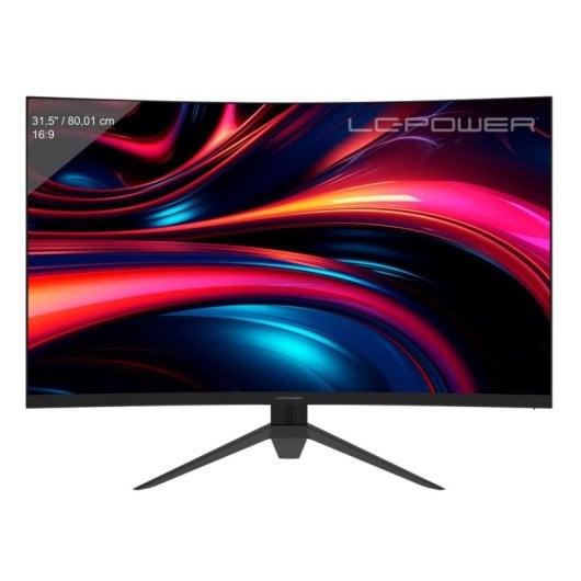 Monitor 2-POWER LC-M32QC 32" Quad HD 180Hz VA Curved FreeSync Premium Höhenverstellbar