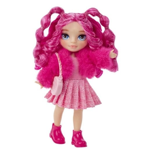 Puppe Rainbow High Littles Magenta Monroe 14 cm mit Katze und Zubehör