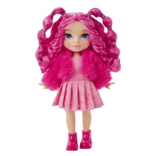 Puppe Rainbow High Littles Magenta Monroe 14 cm mit Katze und Zubehör