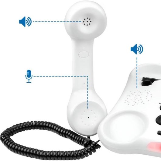 Teléfono fijo Geemarc Serenities 100 40 dB Audífonos y SOS