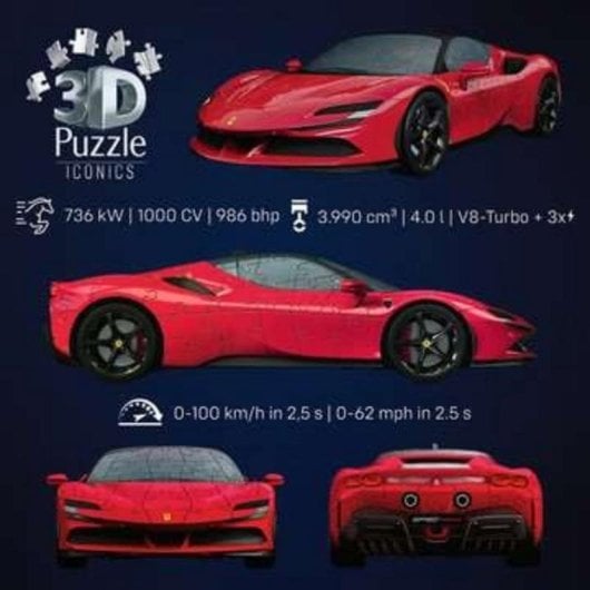 Puzzle 3D Ravensburger Veiculos 108 pecas