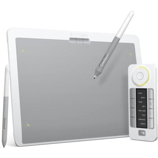 Tablette graphique Xencelabs Medium Bundle Nebuleux Blanc