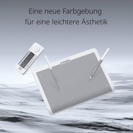 Tablette graphique Xencelabs Medium Bundle Nebuleux Blanc