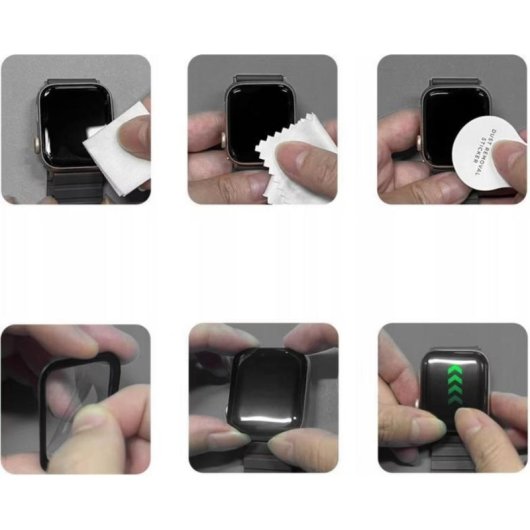 Protecteur d'écran 4Kom Tech-Protect Glass Flex+ Apple Watch 10 0,28 mm 2 pièces