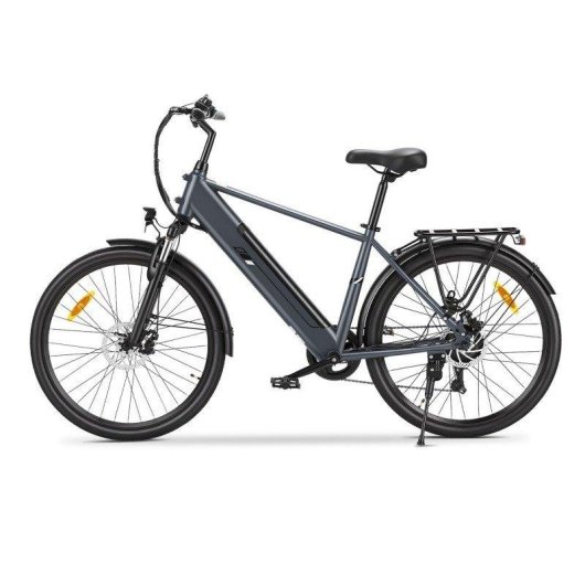 Bicicleta eletrica Touroll J2 7 Velocidades Shimano Cinzenta